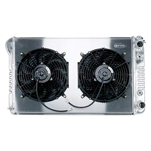 Cold Case CHC557A-1K Radiators: 70-81 Camaro/Firebird LS Swap With 35mm Hoses Aluminum Performance Radiator and 12 Inch Fan Kit