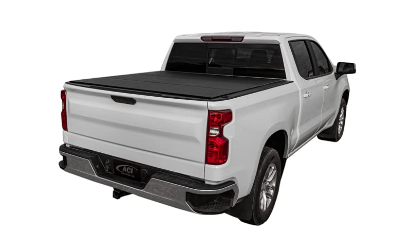 Hard Tri-Fold LOMAX Cover; Black Urethane Finish; Split Rail;