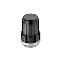 SplineDrive McGard Lug Nut (Cone Seat) M12X1.5 / 1.24in. Length (4-Pack) - Black (Req. Tool)