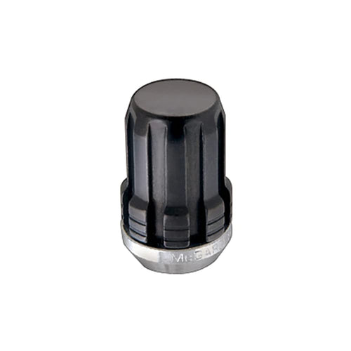 SplineDrive McGard Lug Nut (Cone Seat) M12X1.5 / 1.24in. Length (4-Pack) - Black (Req. Tool)