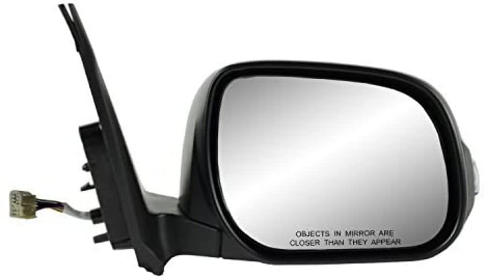 Toyota RAV4 Passenger Side Mirror, Japan Built, Textured Black w/PTM Cover, w/Turn Signal, Foldaway, Heated Power