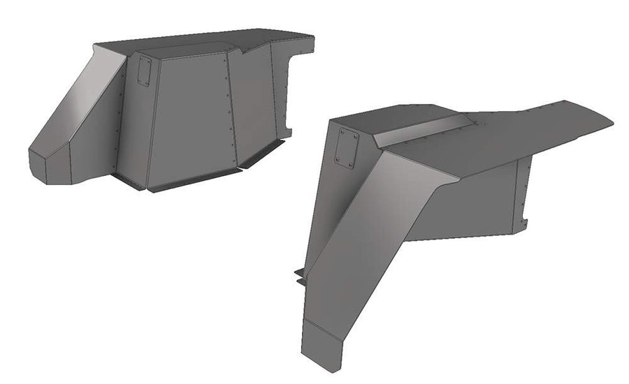 Rear Inner Fender Kit High Clearance for Jeep JKU