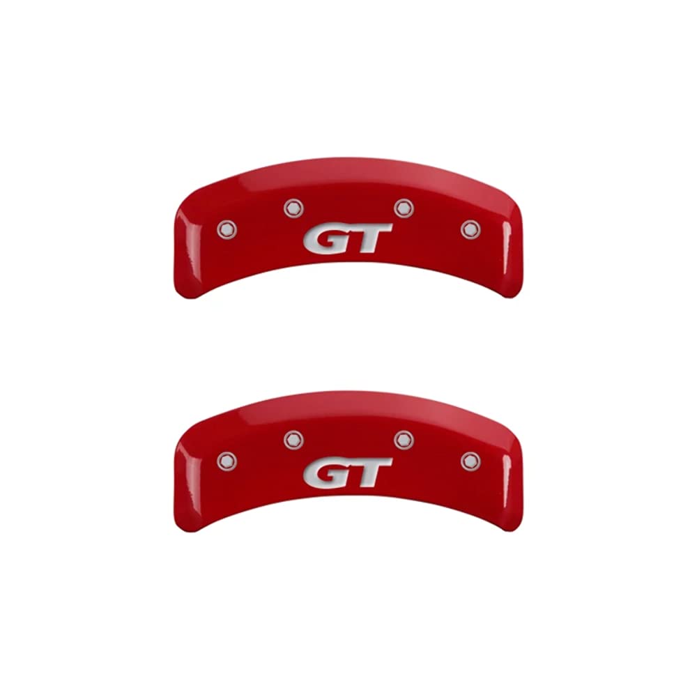 Brake Caliper Covers MGP - 1999-2004 Ford Mustang (Mach1 and Bullit, Excludes Cobra) - Front and Rear Set - Red