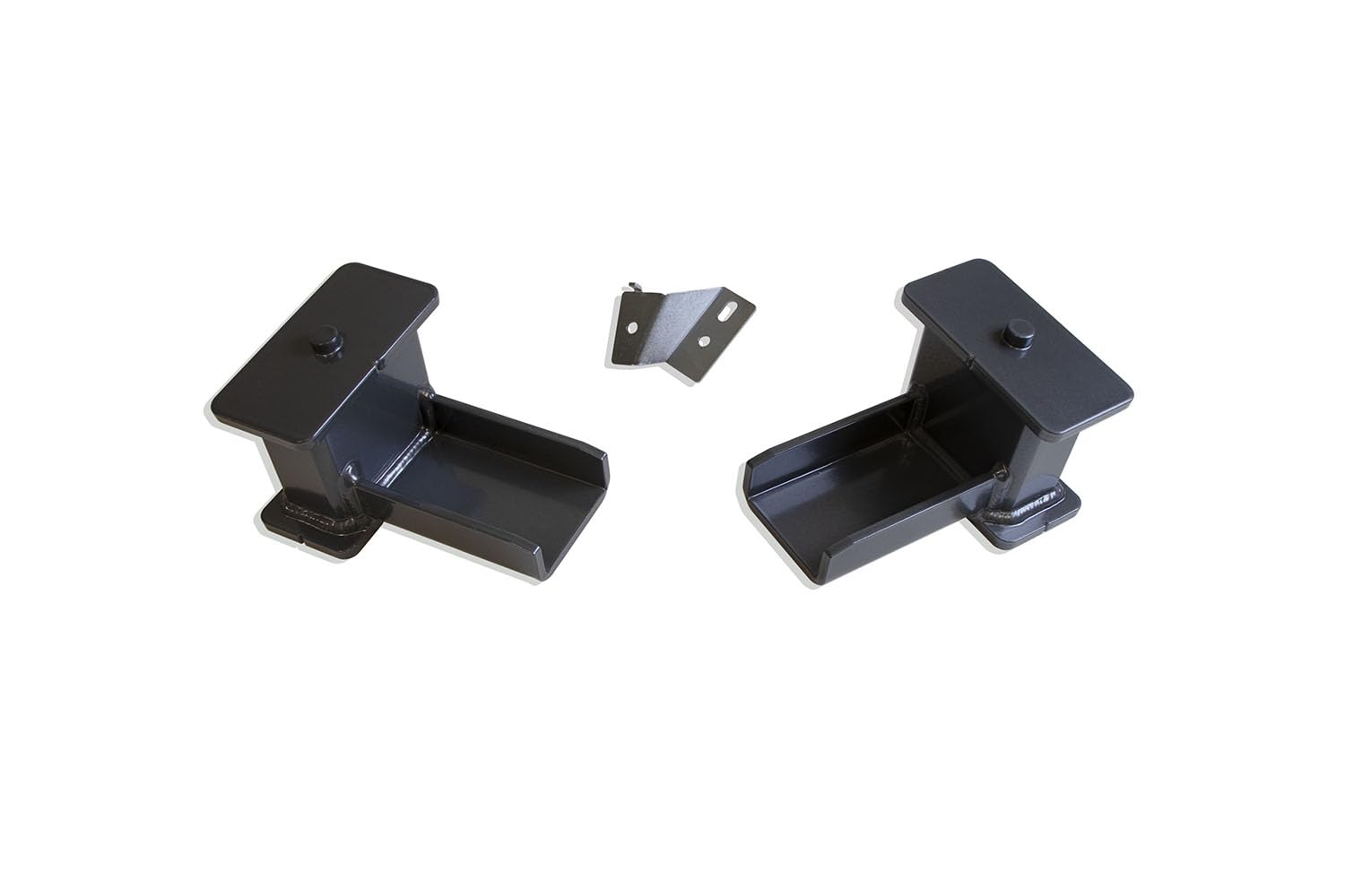 A Pair of 4" Rear Lift Blocks Max Trac Suspension Part# 813340 FABRICATED from Steel & Powder Coated Grey