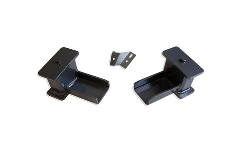 A Pair of 4" Rear Lift Blocks Max Trac Suspension Part# 813340 FABRICATED from Steel & Powder Coated Grey