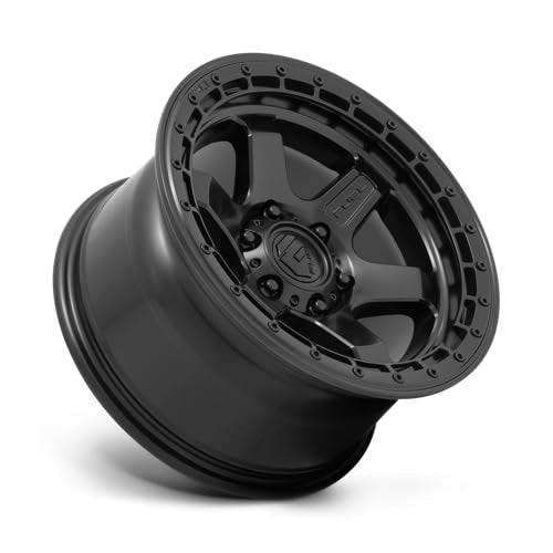 1PC Fuel D750 17X9 6X5.5 MT-BLK-BLK-RG 01MM - D75017908450