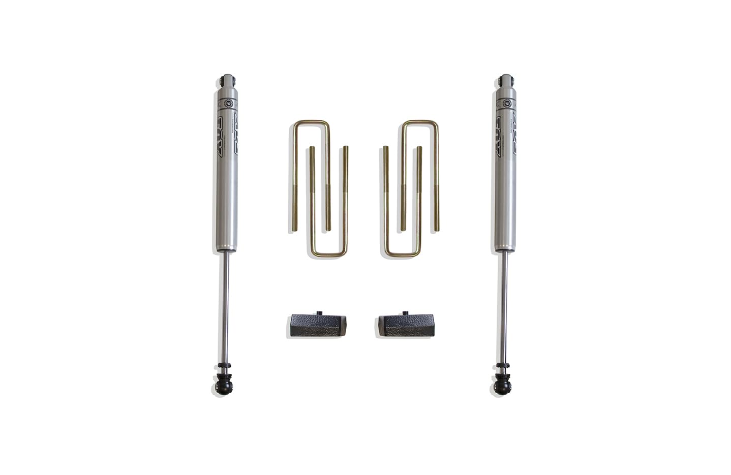 Lift Kit-Suspension Component MaxTrac 905320F 2 in. Rear Lift Incl. Lift Blocks U-Bolts Fox Rear Shocks