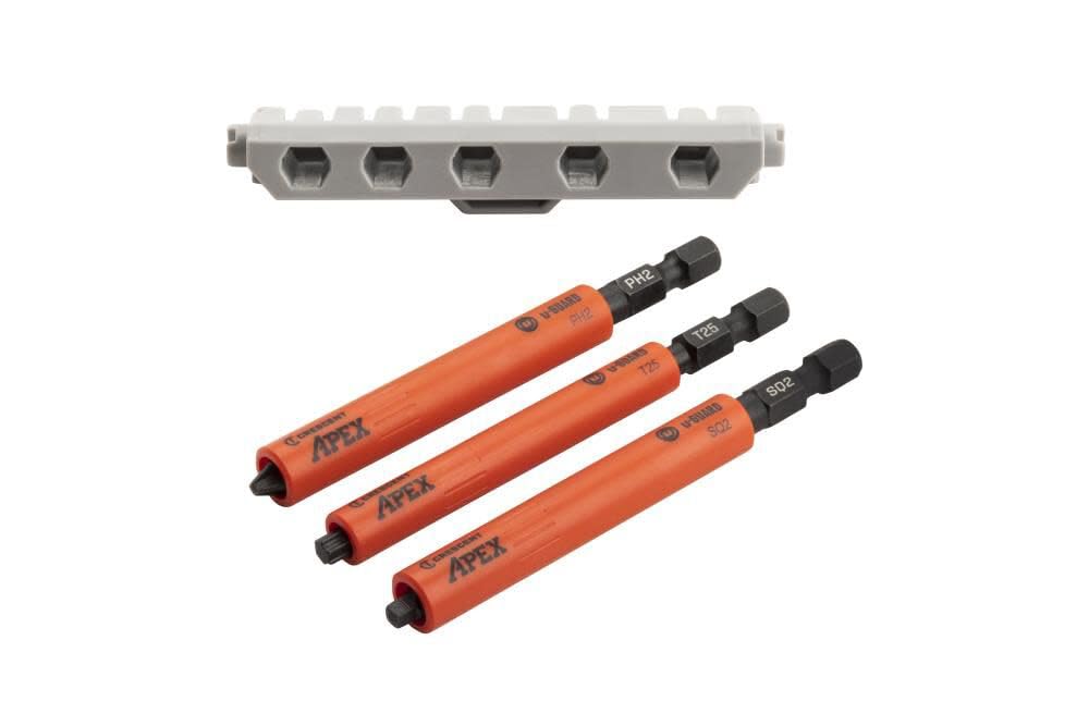 Bit, Apex Ug 3.5" Pwr Pk, Ph2, Sq2, T25, 3Pk Rail (CAUGB3BR-3)