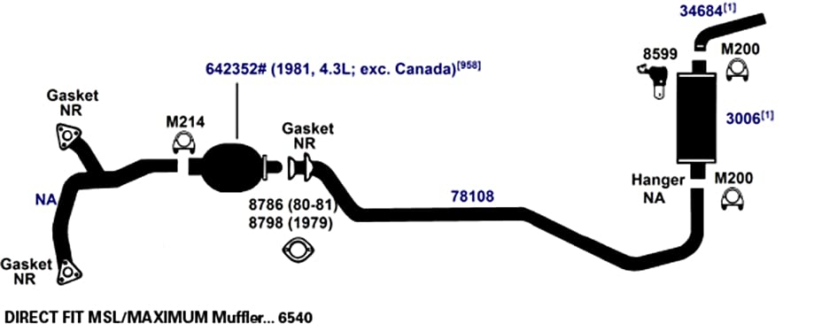 Flange AP Exhaust 8798