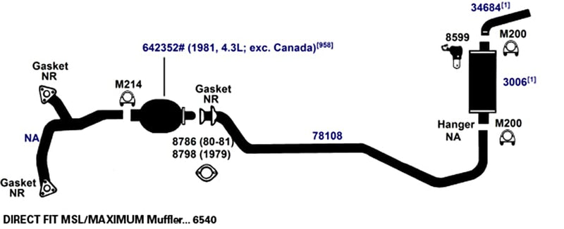 Flange AP Exhaust 8798