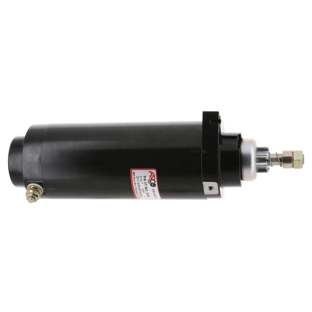 Arco Outboard 5380 Starter for Mercury/Mariner 135-200 HP V6, 105 HP Jet, 8-Tooth Drive Gear