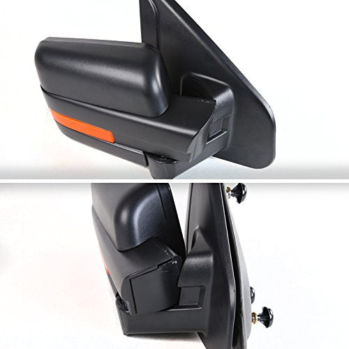 FORD F150 07-14 Towing Mirror-Black- Right Spec-D Tuning RMV-F15007HP-FS-R