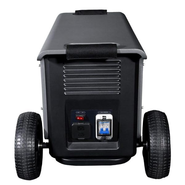 3.1 kWh Portable Solar Generator 30 Amp Output Lithium Battery | Solar & Grid Inputs