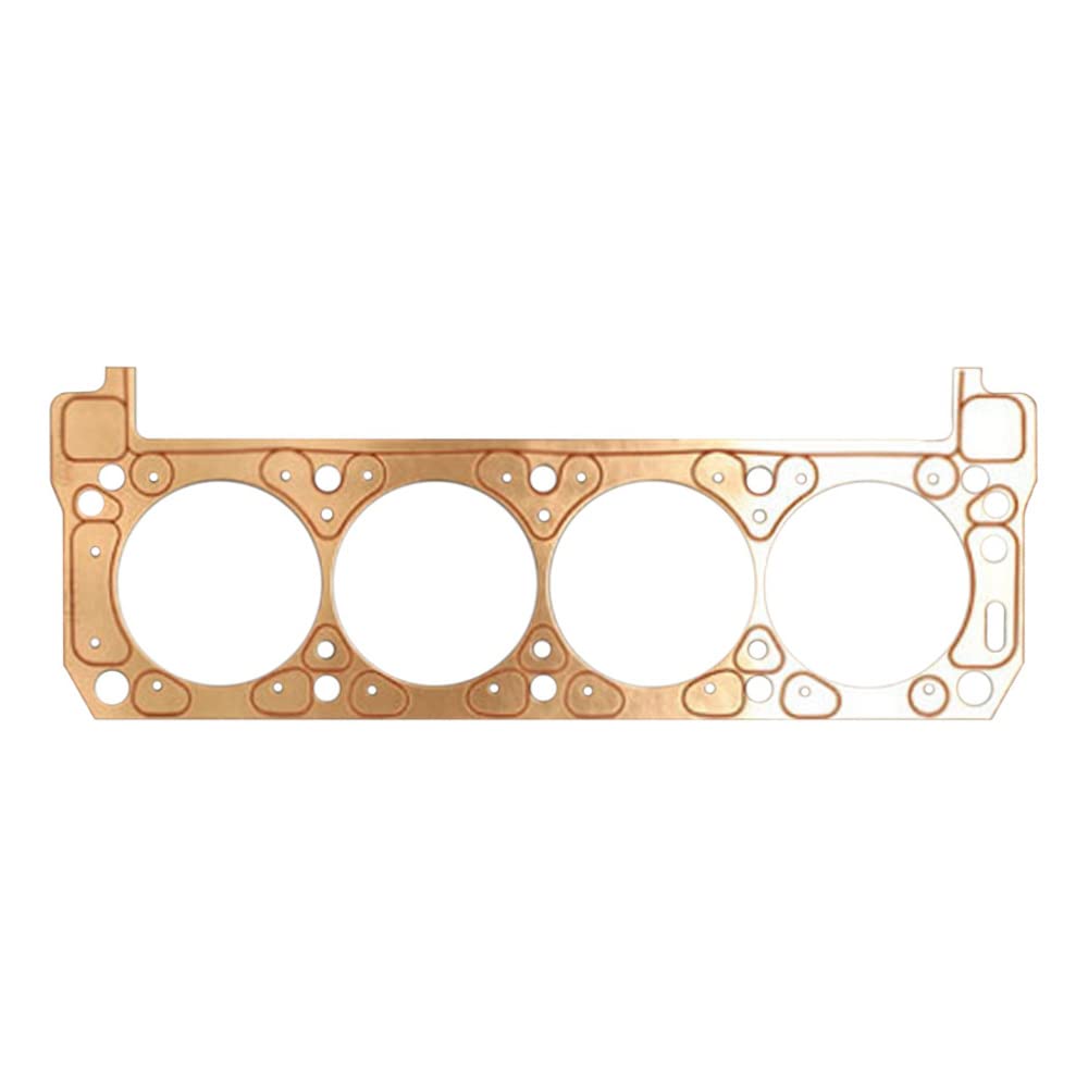 Cylinder Head Gasket, SCE Gaskets, Titan, 4.060 in Bore, 0.043 in Compression Thickness, Copper, Driver Side, Small Block Ford, Each