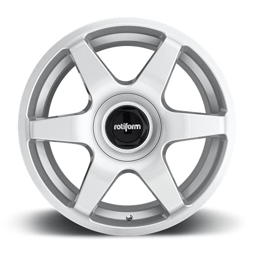 Rotiform 19X8.5 5X108/5X112 GLOSS SILVER 1PC R114 SIX 45mm Wheel Rim