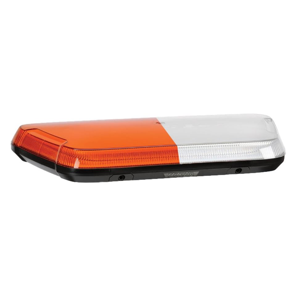 Vision X 14.96" Lighting AEROTECH MINI BAR Dual Color Amber/White Fixed Clear Lens (Single Stack) 10-80V