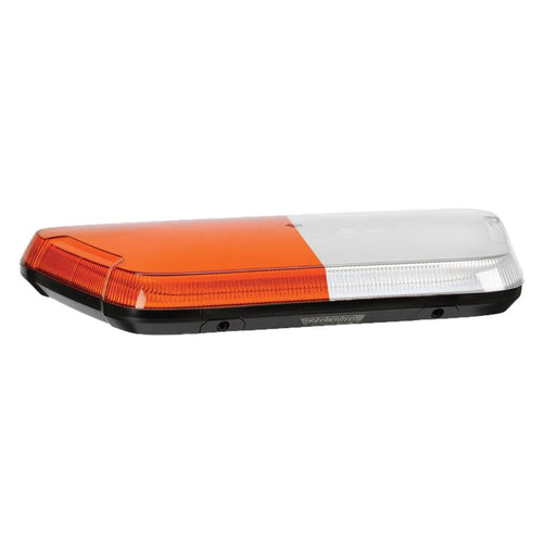 Vision X 14.96" Lighting AEROTECH MINI BAR Dual Color Amber/White Fixed Clear Lens (Single Stack) 10-80V