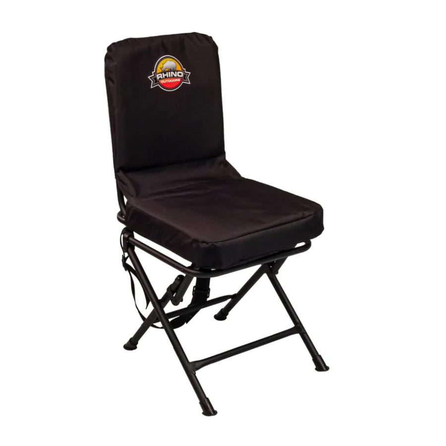 Outdoors Rhino Blinds RC-2281 Padded Swivel Hunting Chair, Black