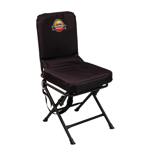 Outdoors Rhino Blinds RC-2281 Padded Swivel Hunting Chair, Black