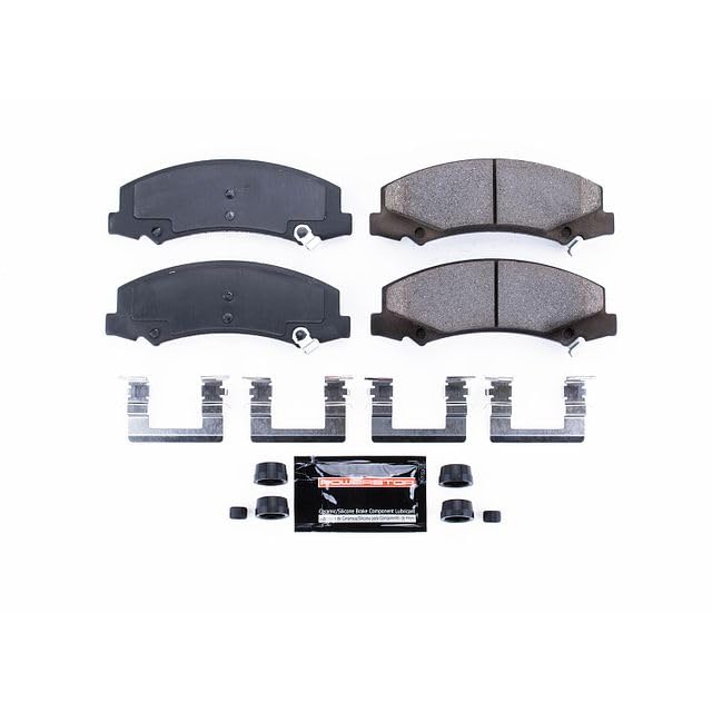 Power Stop Z23-1159 Z23 Sport Carbon Fiber Infused Ceramic Brake Pads with Hardware For Allure, LaCrosse, Lucerne, Cadillac DTS, Impala, Impala Limited, Monte Carlo [Model Specific]
