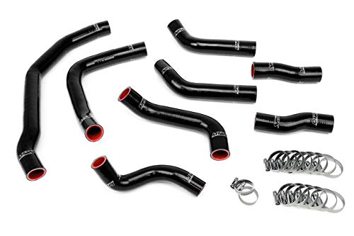 Blue HPS 57-1501-BLUE Silicone Coolant Hose Kit (front radiator + rear engine)