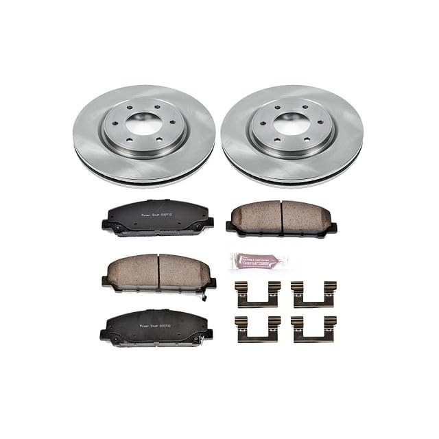 POWERSTOP Autospecialty KOE2961 Front Replacement Brake Kit-OE Brake Rotors & Ceramic Brake Pads