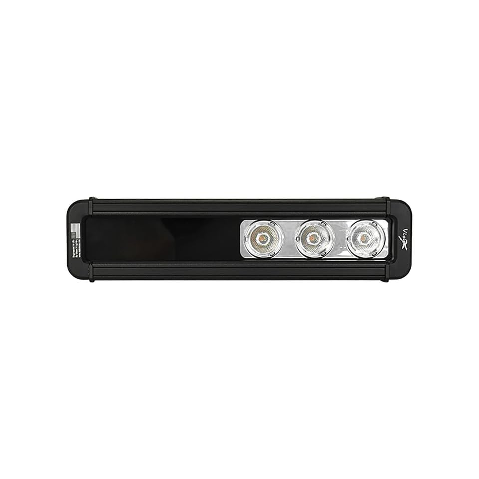 Vision X Lighting 9" 3 Blue LED Low Profile in ONE Half of The BAR and Built in 2 Hertz Flasher in The Other Half of
