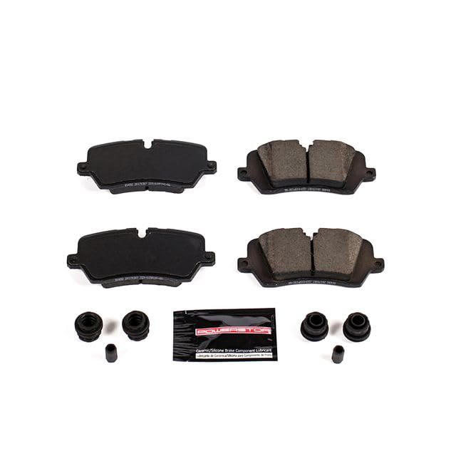Power Stop Z23-1692 Z23 Sport Carbon Fiber Infused Ceramic Brake Pads with Hardware For Defender 110, Defender, Discovery, Range Rover, Range Rover Sport [Model Specific]