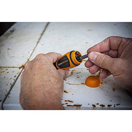 6-in-1 GEARWRENCH Stubby Ratcheting Multi-Bit Driver - 80061R