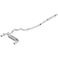 2016-2017 Focus RS Ford Racing (M-5200-FRS) Active Sport Cat-Back Exhaust System w/Polished Tips