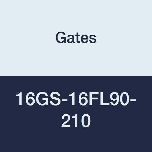 GlobalSpiral Couplings Gates 16GS-16FL90-210, Code 61 O-Ring Flange, Zinc Plated Carbon Steel, 5.28", 90° Bent Tube, 1" ID