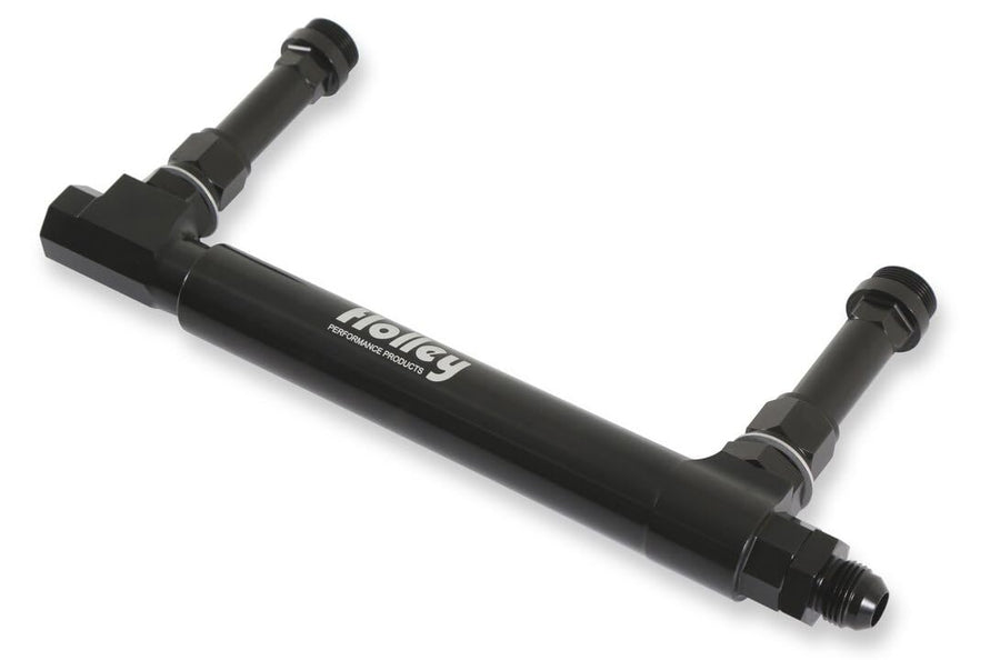 34-39 Holley Black Anodized Adjustable Billet Fuel Line