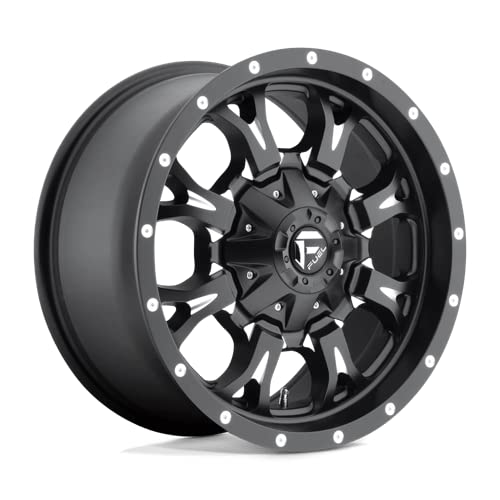 D517 1PC Fuel 20X10 5X4.5/5.0 MT-BLK-MIL -12MM - D51720002650