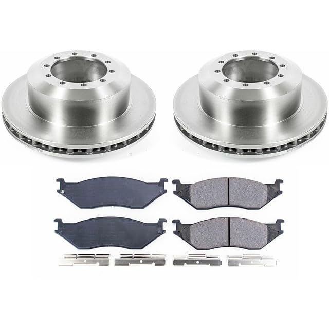 Power Stop KOE5184 Replacement Front OR Rear Brake Kit-OE Brake Rotors & Ceramic Brake Pads