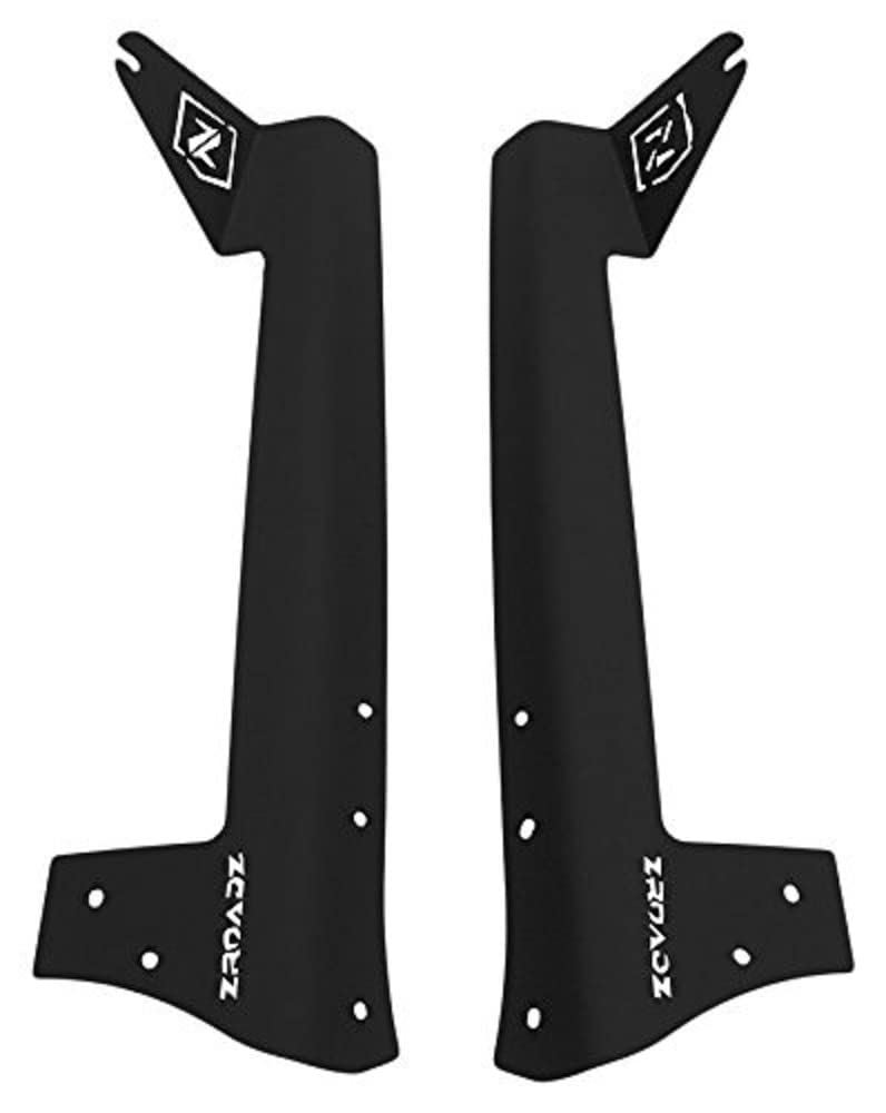 ZROADZ Black Front Roof LED Bar Mount Z374811 2007-2016 JEEP WRANGLER JK