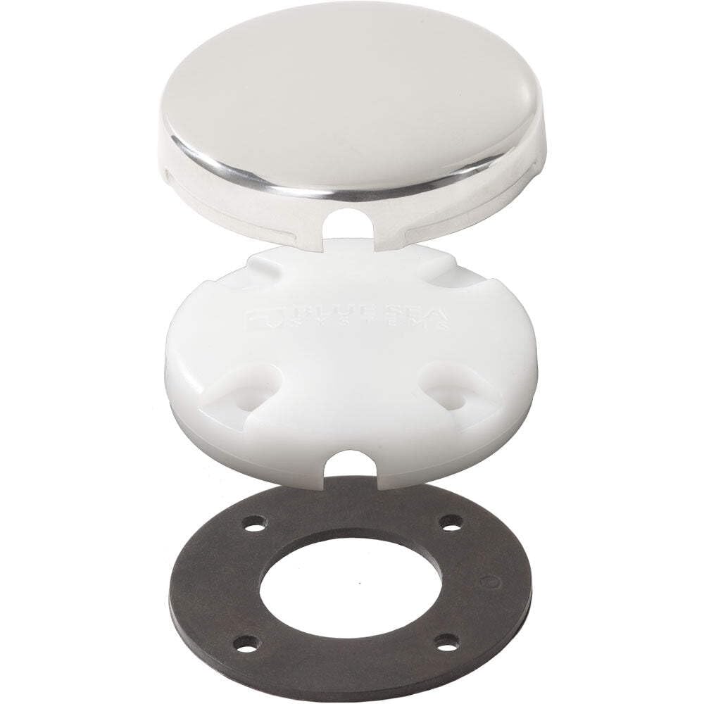 Blue Sea Systems Side Entry 1007100 CableClam with Stainless Steel Dress Cap
