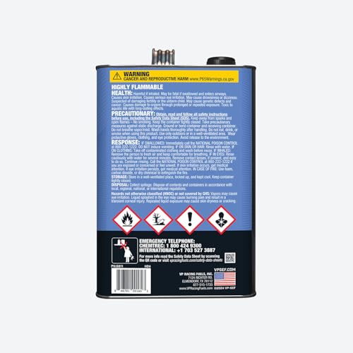Ready to Use VP Racing Fuels 6811, 40:1/50:1 Premixed 2-Cycle Small Engine Fuel (SEF) - Gallon