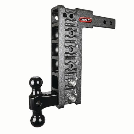 Mega Duty Gen-Y 2in Shank 12.5in Drop 10K Hitch w/Dual-Ball (Use w/Stabilizer Kit GH-0100)