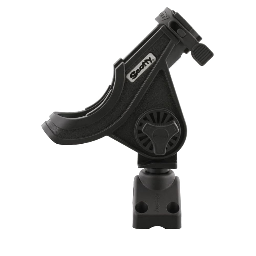 Scotty Rod Holder 0280-BK, Baicaster/Spinning, black W/0241 Side/Deck Mount