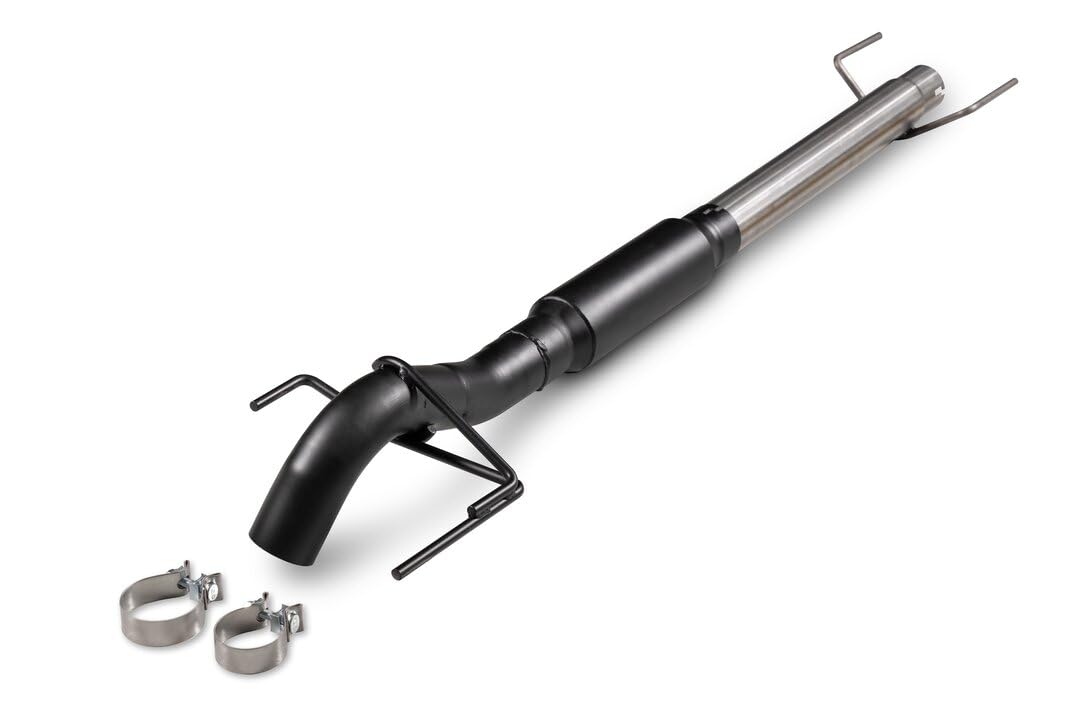 Outlaw Extreme Flowmaster 818177 Cat-Back Exhaust Kit 3 Inch 409 Stainless Steel Black Single Dump Style Turndown High Clearance Compatible with 2024 Toyota Tacoma 2.4L