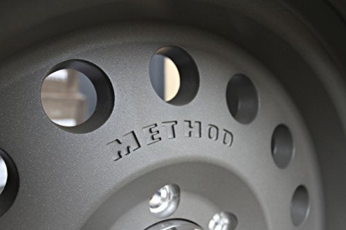 Magnesium Grey Method Race Wheels Hole Wheel with Machined Lip (16x8"/5x4.5") 0 mm offset