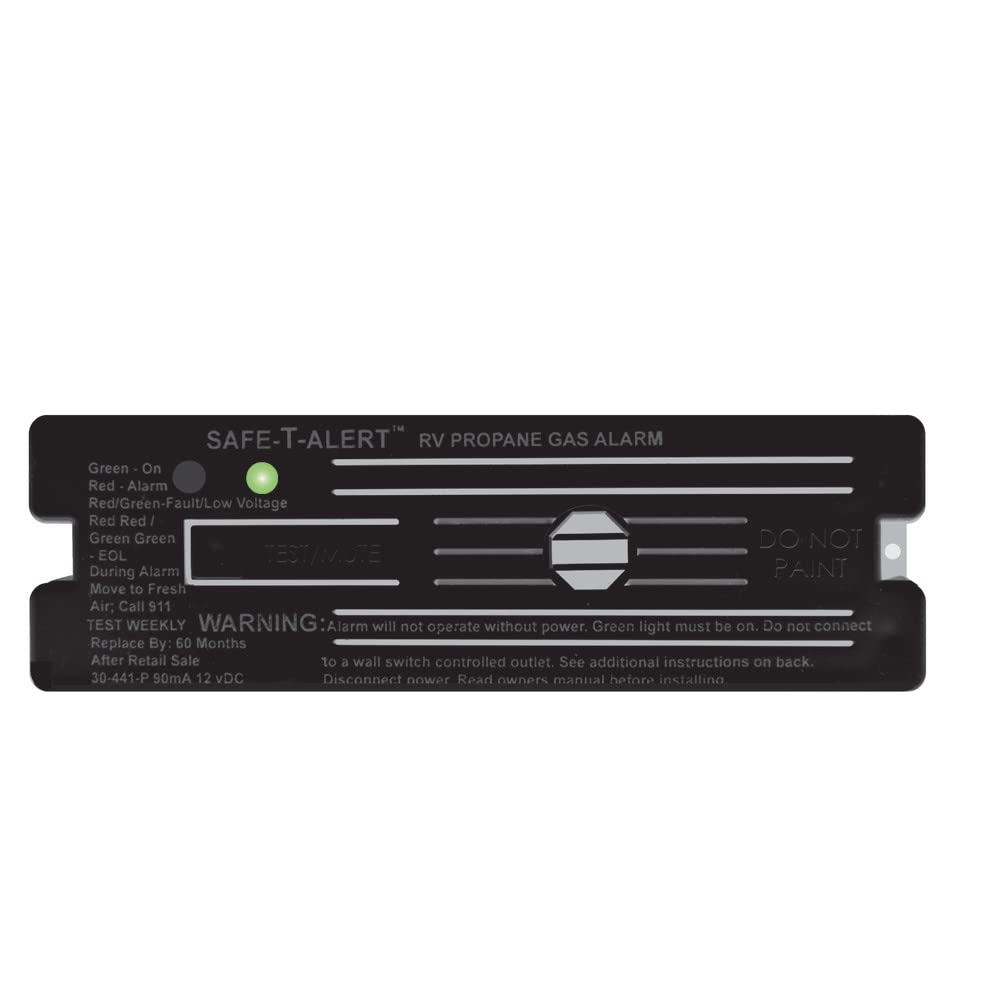 30 Series Safe T Alert Classic LP Gas Alarm - Propane Alarm - Surface Mount, Black - 30-441-P-BL