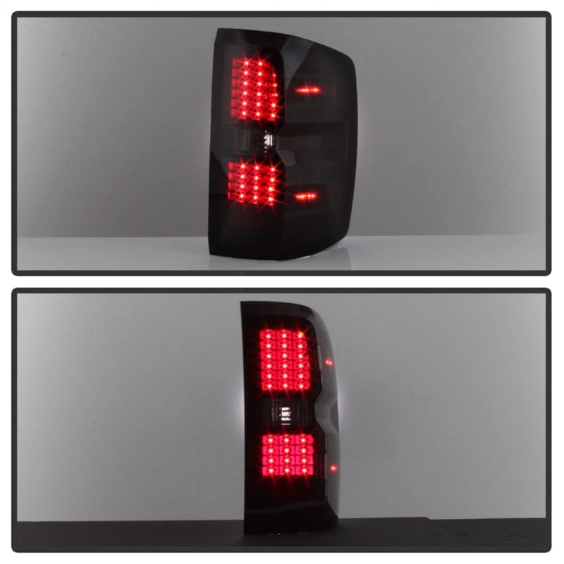 Spyder Auto 9036552 Led Tail Lights Black/Smoked
