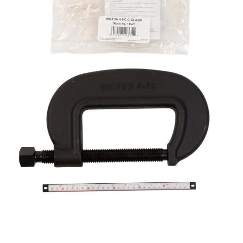 Wilton C-Clamp Brute Force, 6-7/16" Opening, 3-1/2" Throat, 27500 Lbs. Clamping Force (6 F.C.)