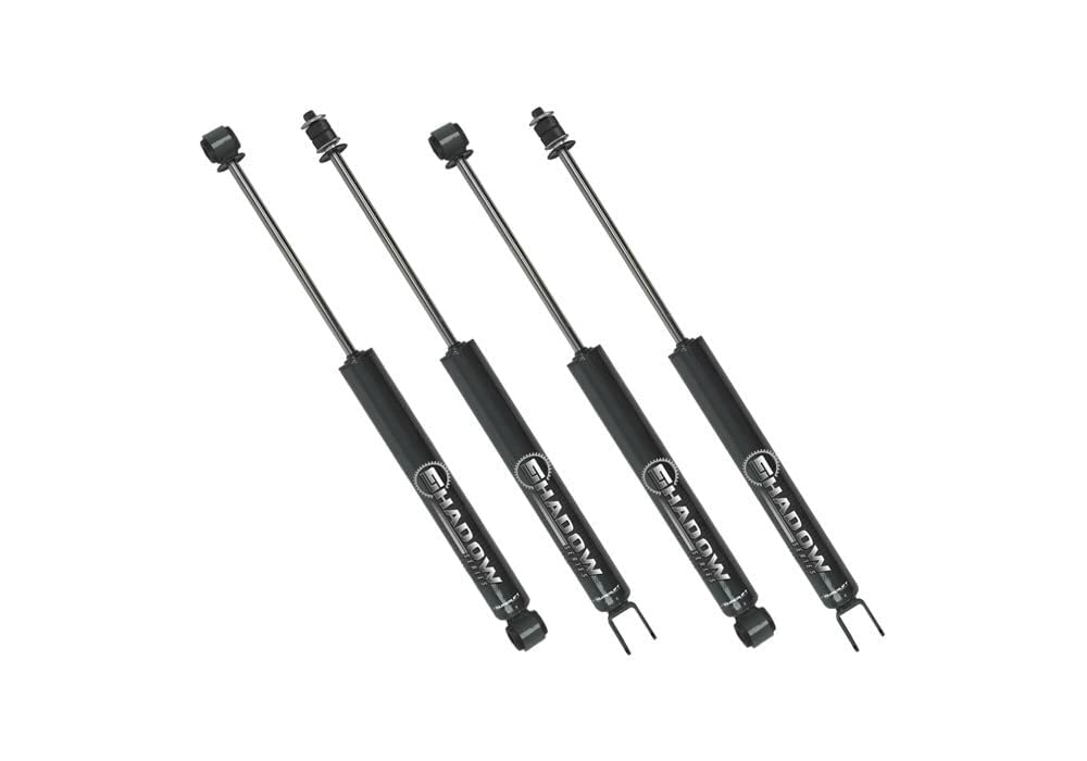 Superlift Suspension Lift Kit Shock Box for Chevy Silverado/GMC Sierra RealTruck | Front & Rear Shadow Series Shocks | 84027 | Fits 1999-2006 Chevrolet Siverado/GMC Sierra 1500 4WD with 6" Lift