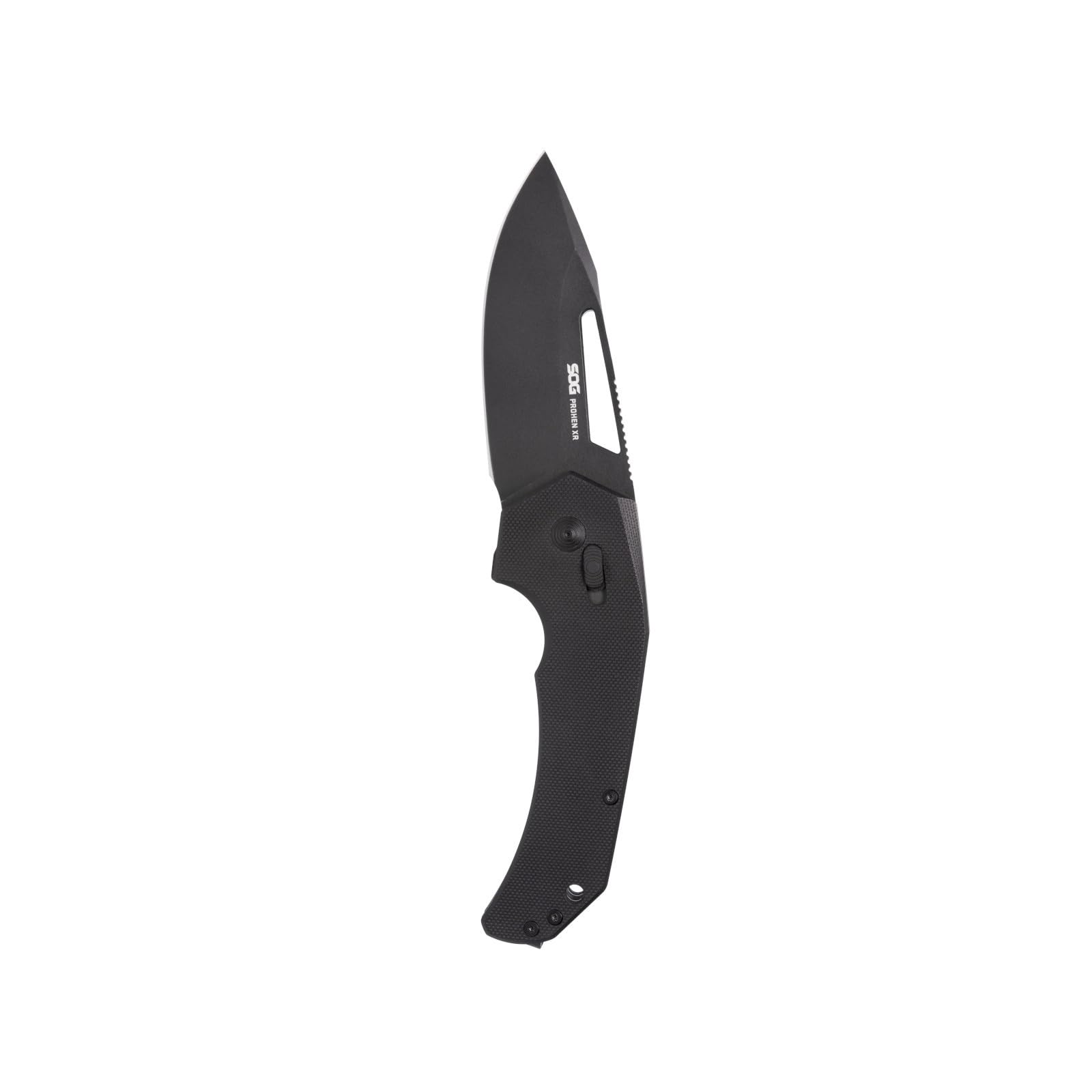 Prohen XR SOG 3.4" Professional Tactical Folding Knife | Ultra-Sharp 4mm-Thick Cryo D2 Steel, Textured Ergonomic G10 Handle