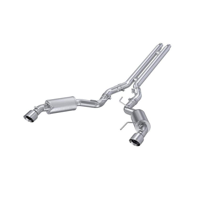 3" MBRP Cat Back, Dual Split Rear, Street Version Exhaust System with 4.5" tips (Aluminized Steel)