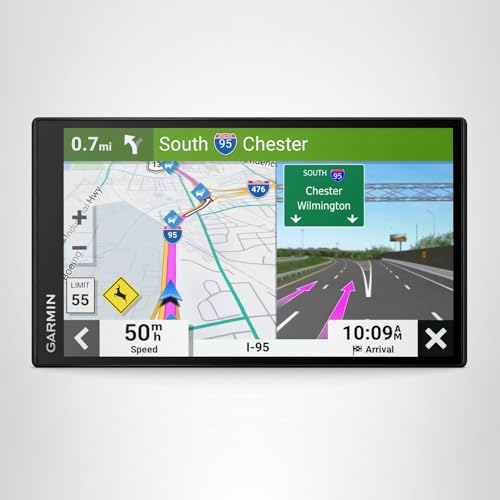 DriveSmart Garmin 76, 7-inch Car GPS Navigator with Bright, Crisp High-Resolution Maps and Garmin Voice Assist