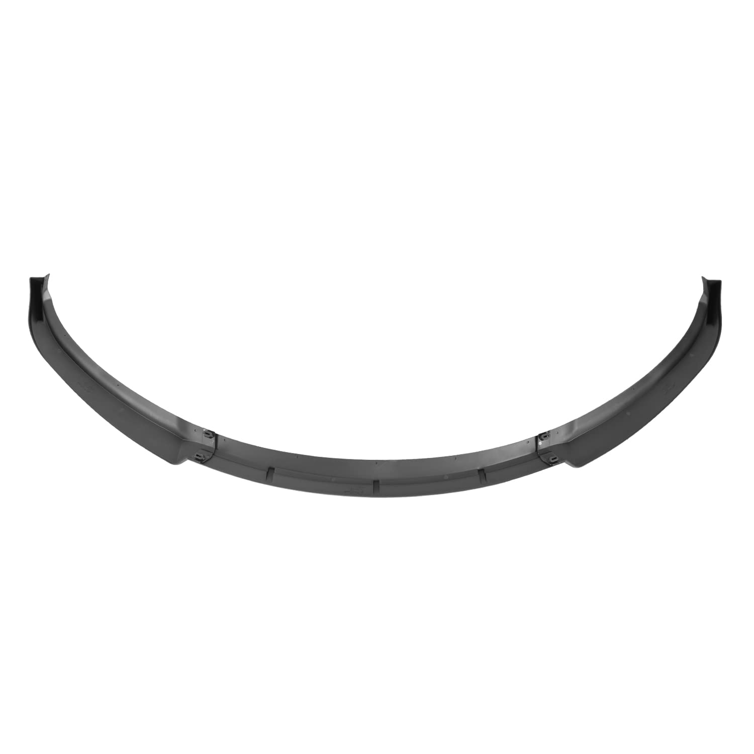 Front Bumper Lip Spec-D Tuning Glossy Black Compatible with 2012-2015 Tesla Model S, 2016 Tesla Model S with Old Style Bumper