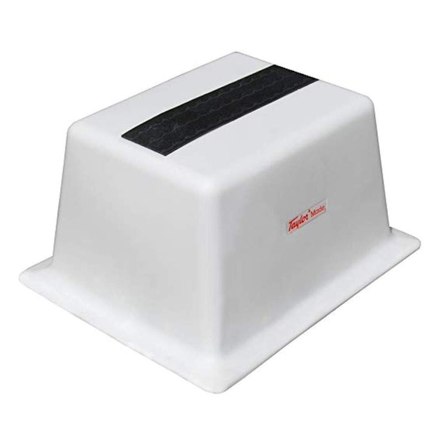 Taylor Made Products Dock Step Single Tread Stepsafe,White,300 lb. capacity–Step safety and securely onto your boat–Patented non-slip pad–1-1/2' wide flange for stability on any surface–2020108521